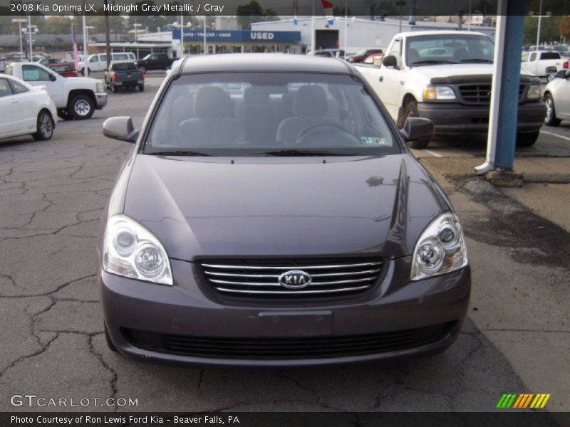 Midnight Gray Metallic / Gray 2008 Kia Optima LX