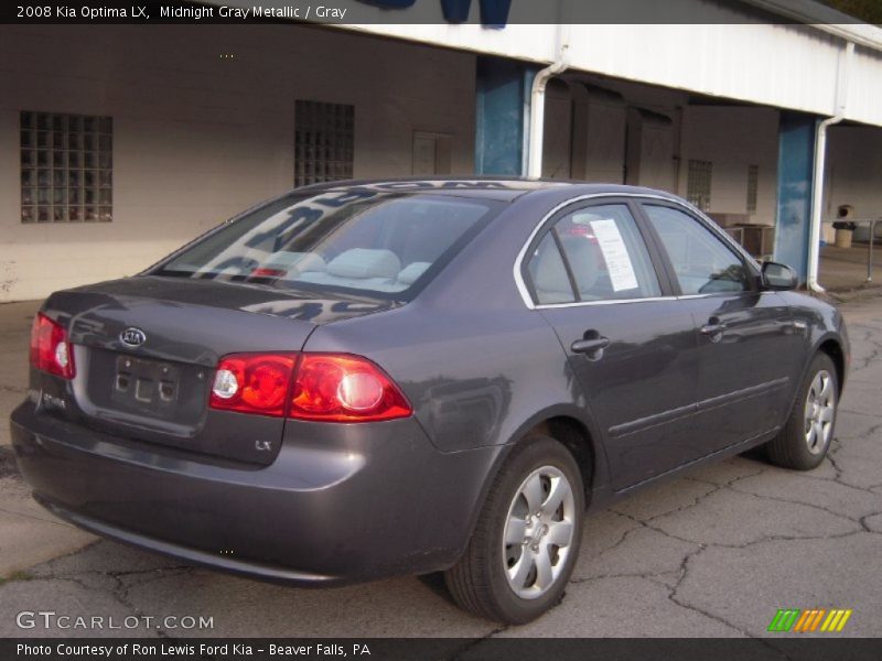 Midnight Gray Metallic / Gray 2008 Kia Optima LX