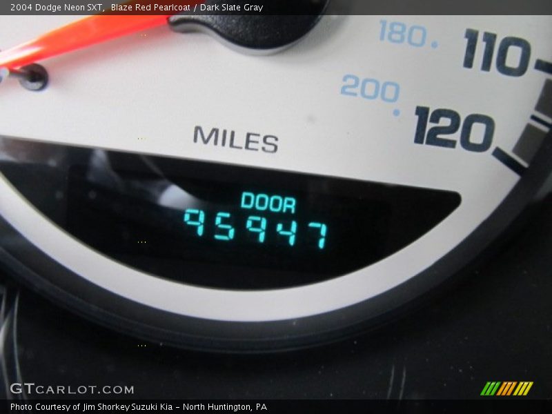 Blaze Red Pearlcoat / Dark Slate Gray 2004 Dodge Neon SXT