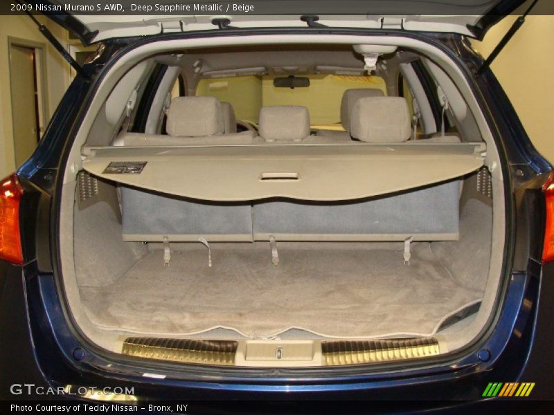 Deep Sapphire Metallic / Beige 2009 Nissan Murano S AWD
