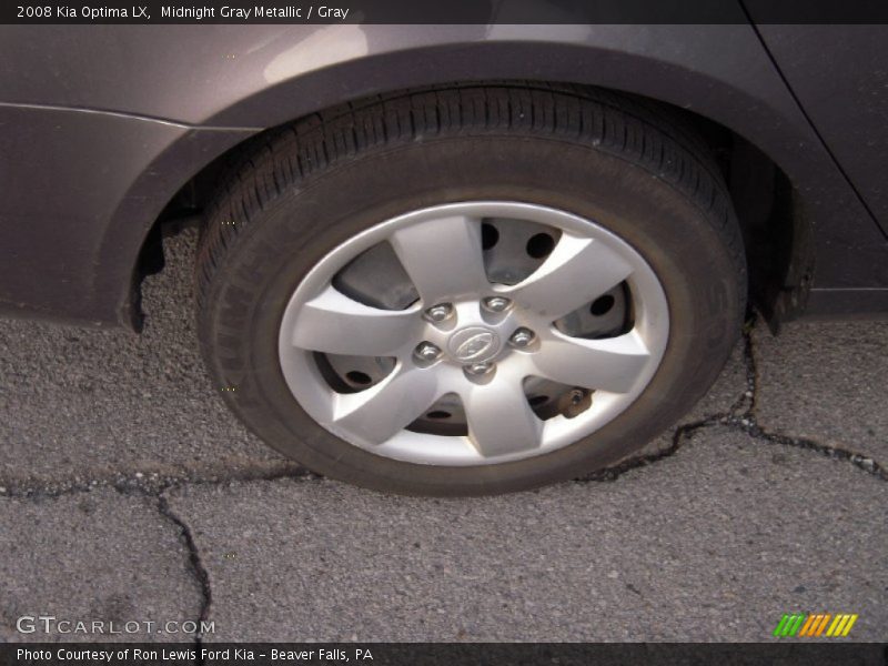 Midnight Gray Metallic / Gray 2008 Kia Optima LX