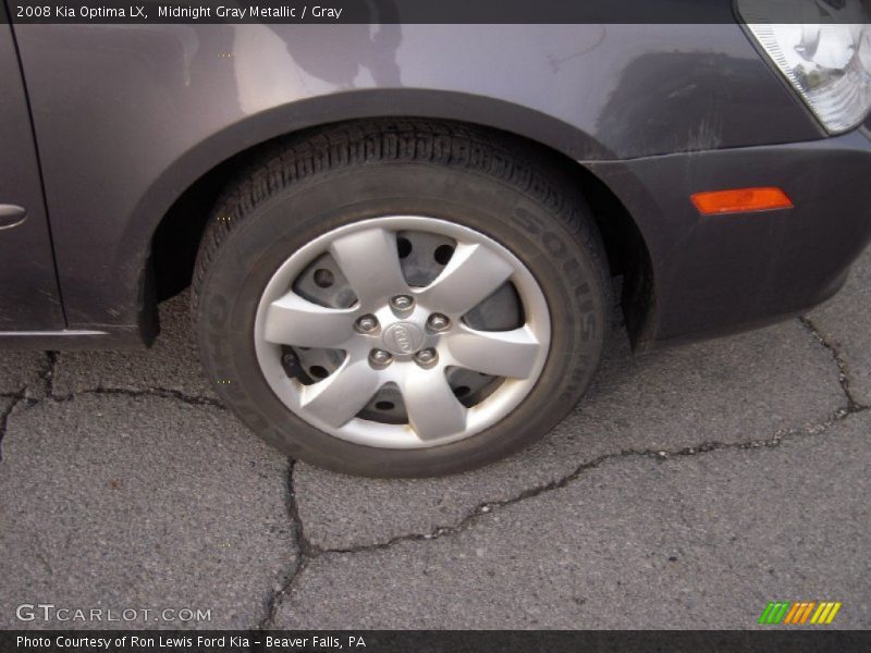 Midnight Gray Metallic / Gray 2008 Kia Optima LX