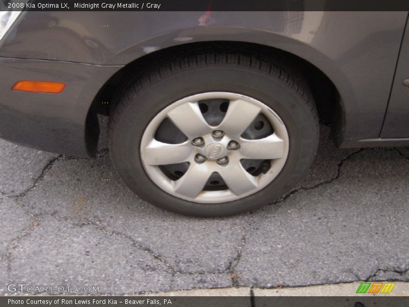 Midnight Gray Metallic / Gray 2008 Kia Optima LX