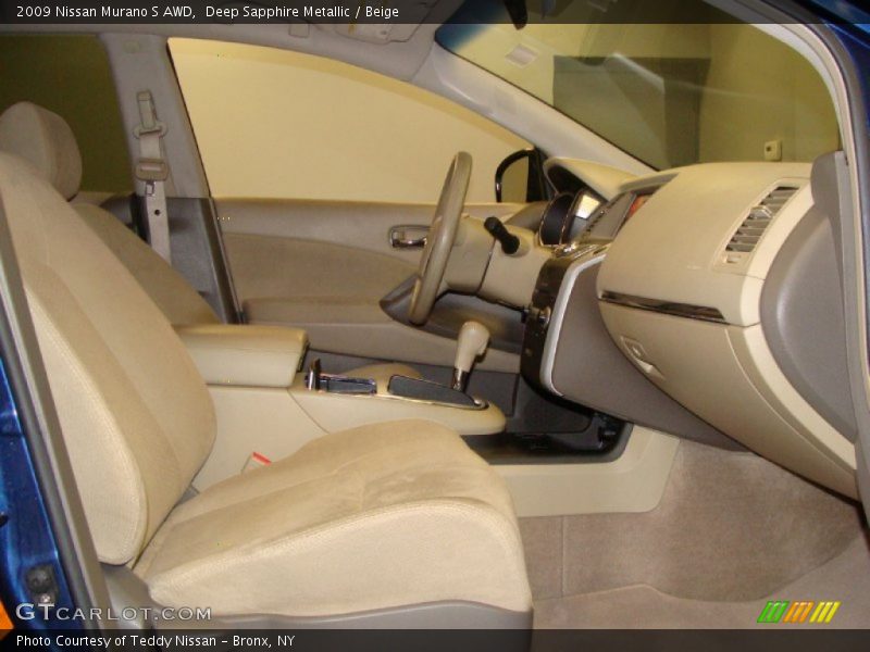 Deep Sapphire Metallic / Beige 2009 Nissan Murano S AWD
