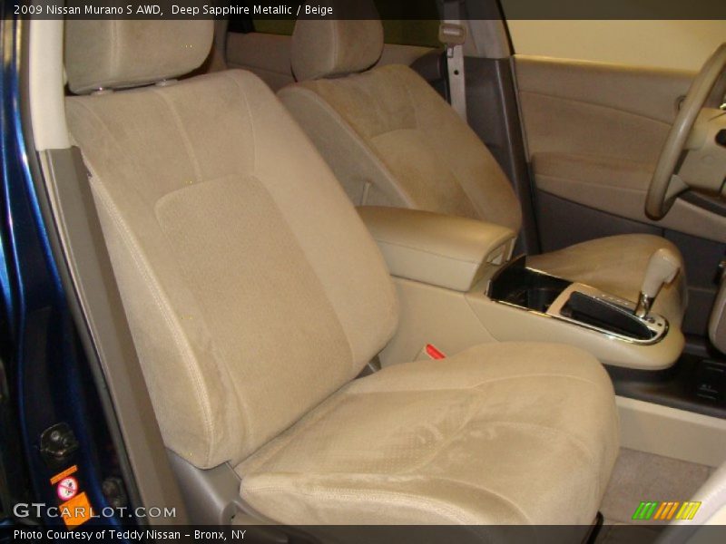 Deep Sapphire Metallic / Beige 2009 Nissan Murano S AWD