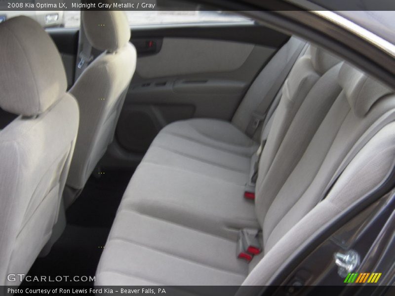 Midnight Gray Metallic / Gray 2008 Kia Optima LX