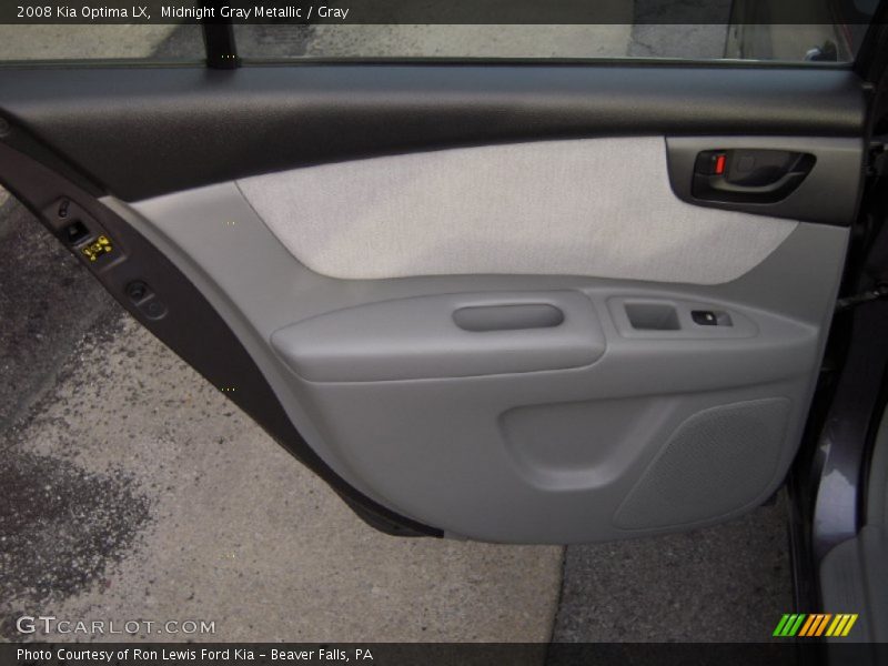 Midnight Gray Metallic / Gray 2008 Kia Optima LX
