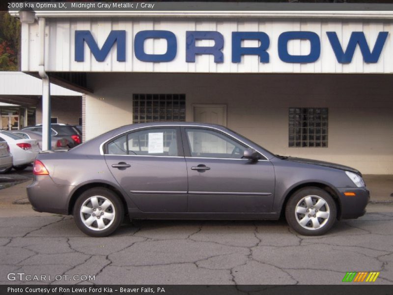 Midnight Gray Metallic / Gray 2008 Kia Optima LX