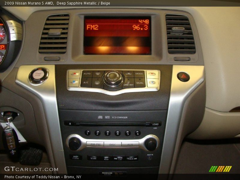 Deep Sapphire Metallic / Beige 2009 Nissan Murano S AWD