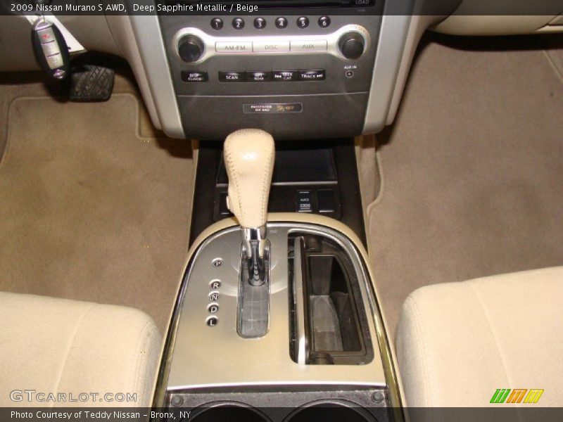 Deep Sapphire Metallic / Beige 2009 Nissan Murano S AWD