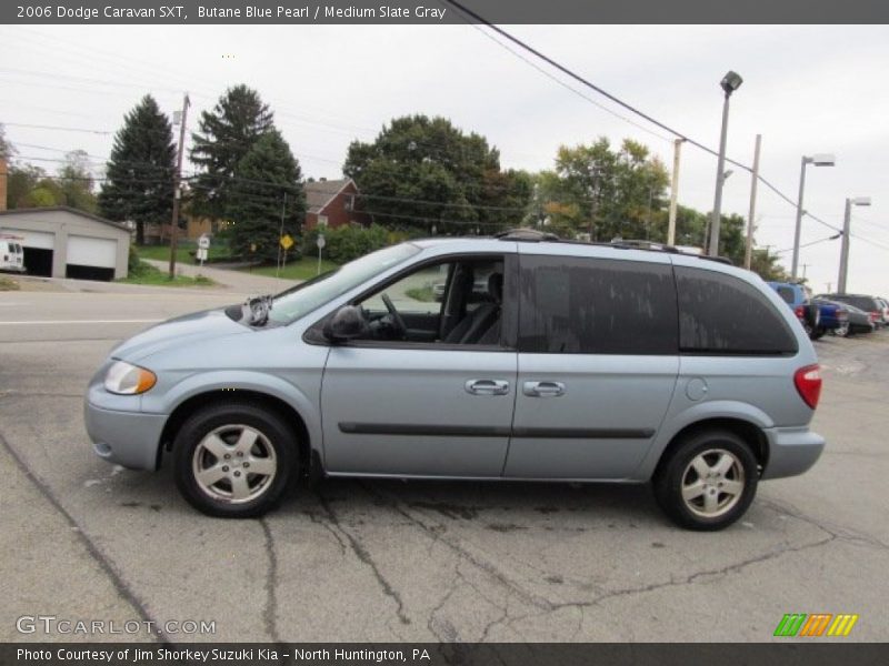 Butane Blue Pearl / Medium Slate Gray 2006 Dodge Caravan SXT