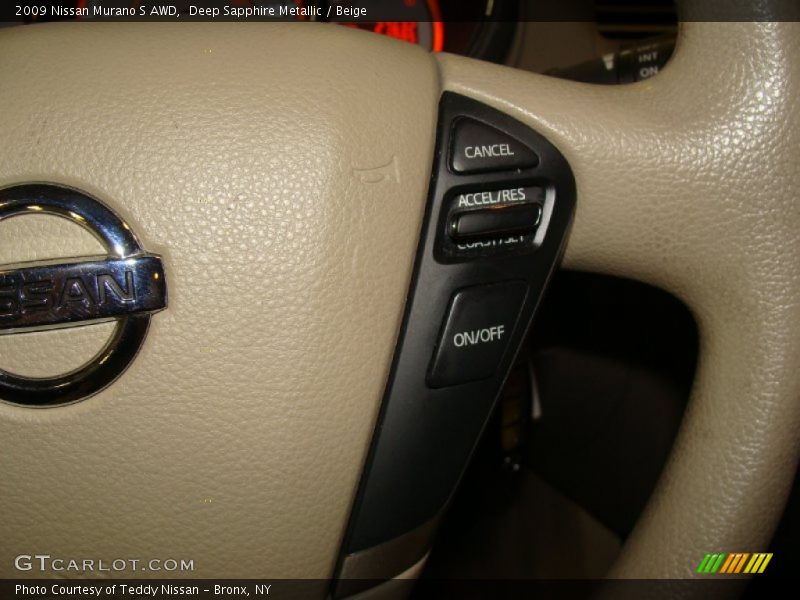 Deep Sapphire Metallic / Beige 2009 Nissan Murano S AWD
