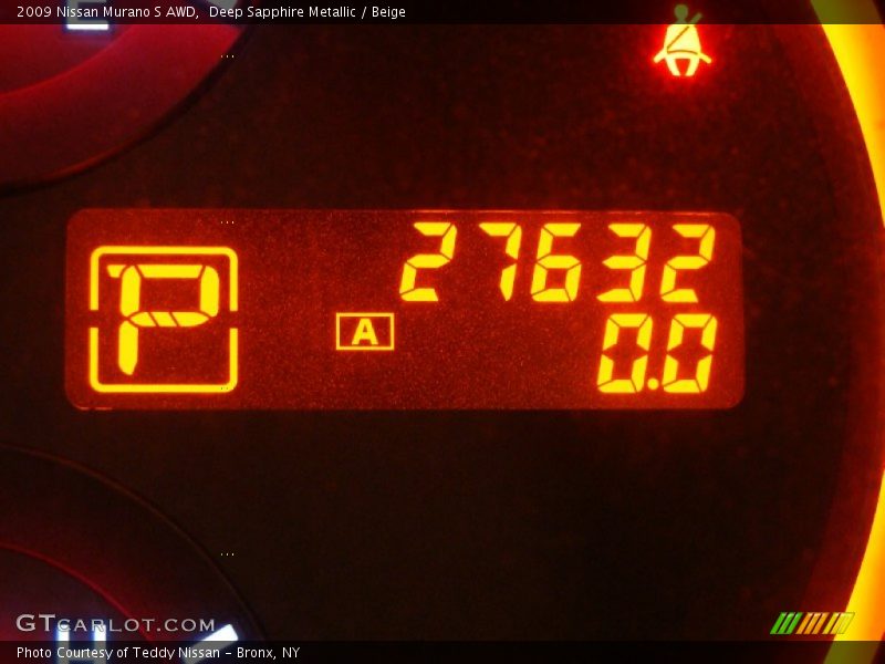 Deep Sapphire Metallic / Beige 2009 Nissan Murano S AWD