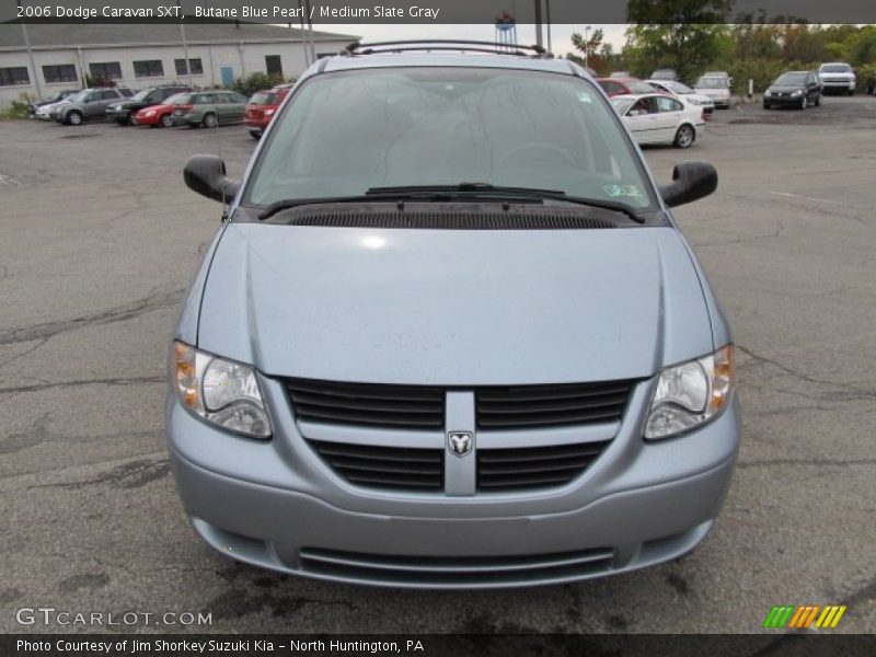 Butane Blue Pearl / Medium Slate Gray 2006 Dodge Caravan SXT