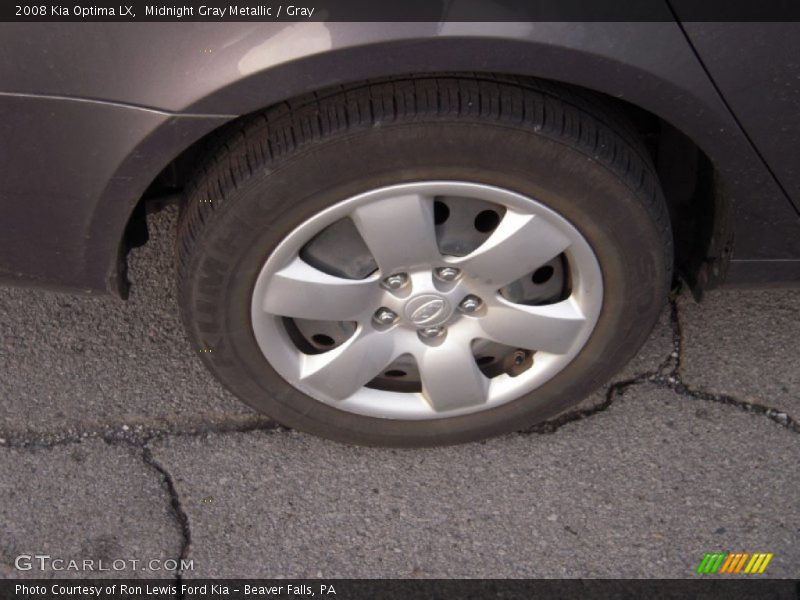 Midnight Gray Metallic / Gray 2008 Kia Optima LX