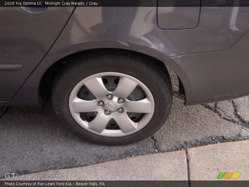 Midnight Gray Metallic / Gray 2008 Kia Optima LX