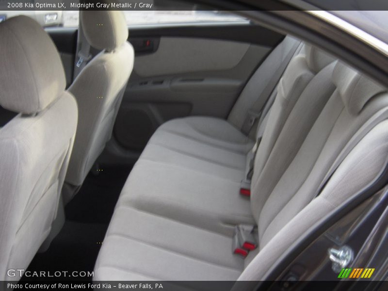 Midnight Gray Metallic / Gray 2008 Kia Optima LX