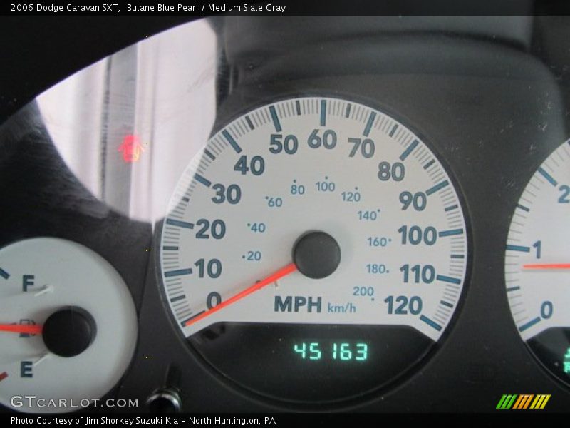 Butane Blue Pearl / Medium Slate Gray 2006 Dodge Caravan SXT