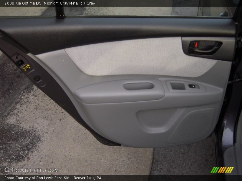 Midnight Gray Metallic / Gray 2008 Kia Optima LX