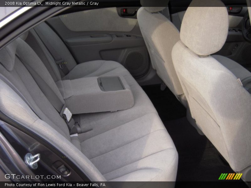 Midnight Gray Metallic / Gray 2008 Kia Optima LX
