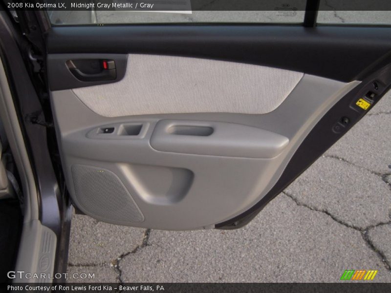 Midnight Gray Metallic / Gray 2008 Kia Optima LX