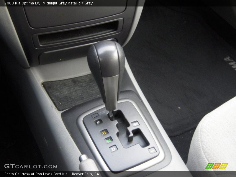 Midnight Gray Metallic / Gray 2008 Kia Optima LX