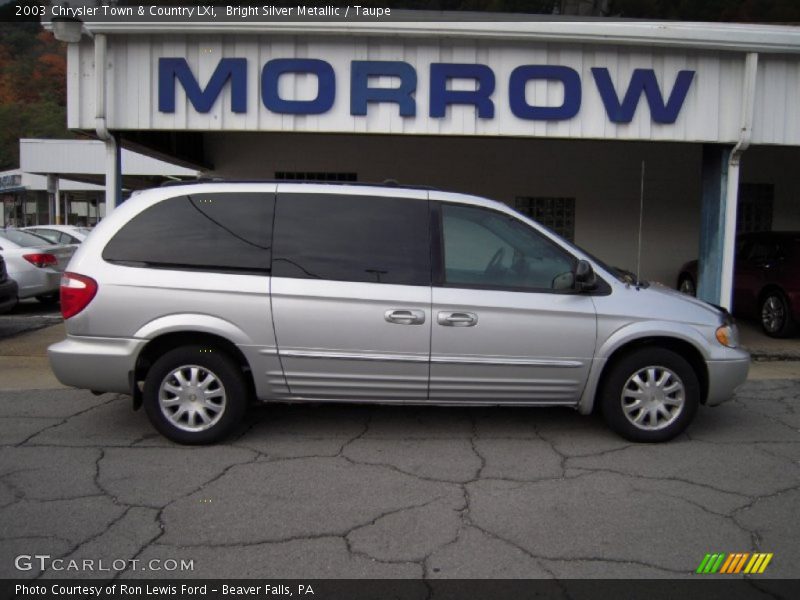 Bright Silver Metallic / Taupe 2003 Chrysler Town & Country LXi