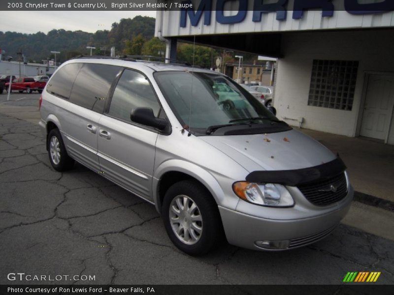 Bright Silver Metallic / Taupe 2003 Chrysler Town & Country LXi