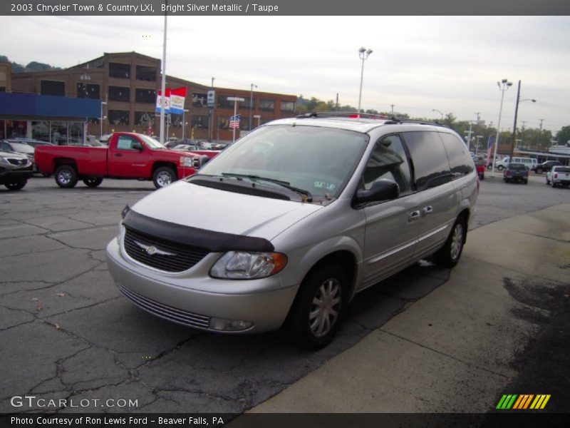 Bright Silver Metallic / Taupe 2003 Chrysler Town & Country LXi