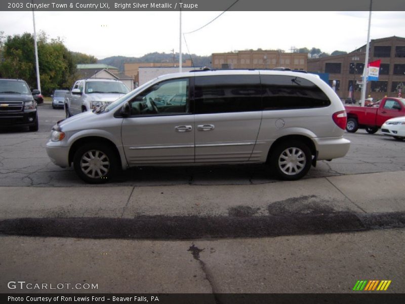 Bright Silver Metallic / Taupe 2003 Chrysler Town & Country LXi