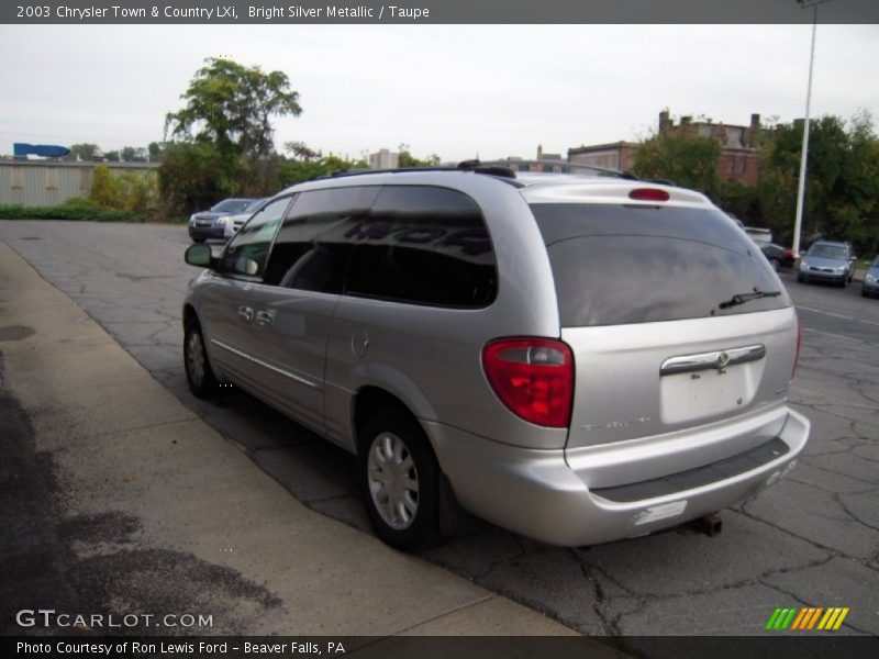Bright Silver Metallic / Taupe 2003 Chrysler Town & Country LXi
