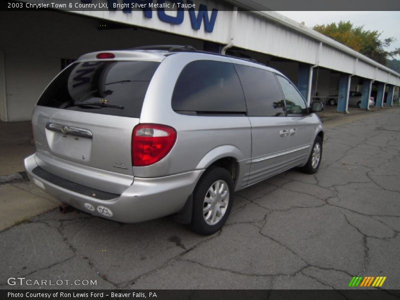 Bright Silver Metallic / Taupe 2003 Chrysler Town & Country LXi