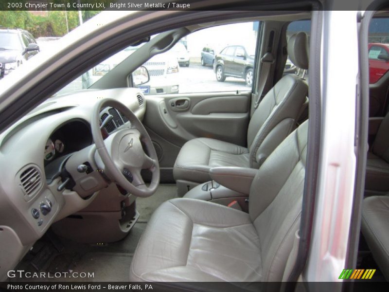 Bright Silver Metallic / Taupe 2003 Chrysler Town & Country LXi