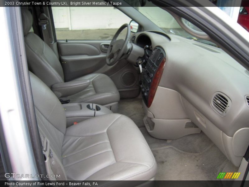 Bright Silver Metallic / Taupe 2003 Chrysler Town & Country LXi