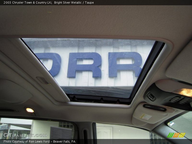 Bright Silver Metallic / Taupe 2003 Chrysler Town & Country LXi