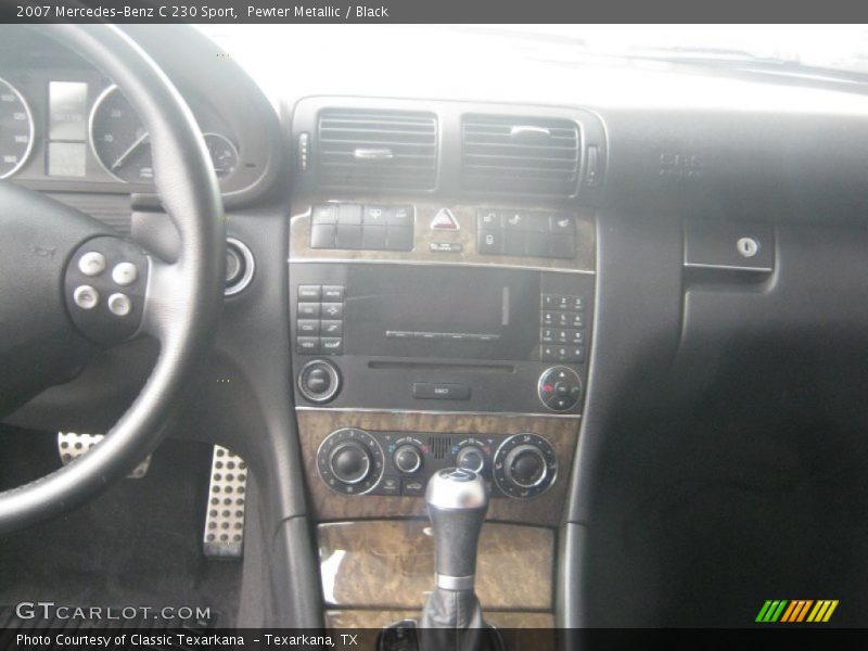 Pewter Metallic / Black 2007 Mercedes-Benz C 230 Sport