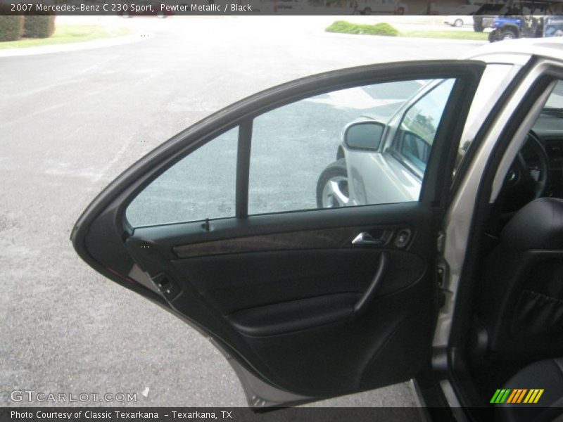 Pewter Metallic / Black 2007 Mercedes-Benz C 230 Sport