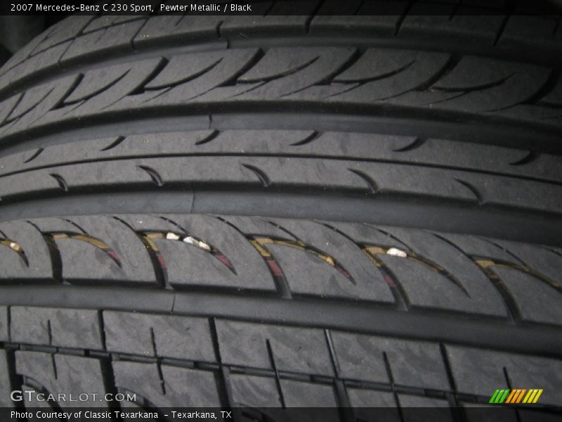 Pewter Metallic / Black 2007 Mercedes-Benz C 230 Sport