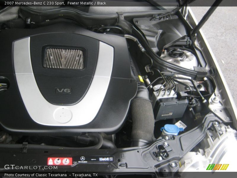 Pewter Metallic / Black 2007 Mercedes-Benz C 230 Sport