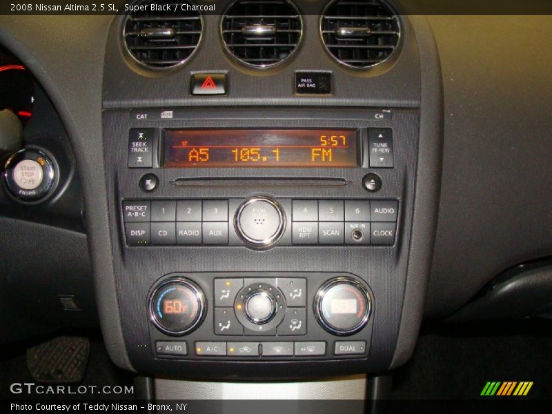 Super Black / Charcoal 2008 Nissan Altima 2.5 SL