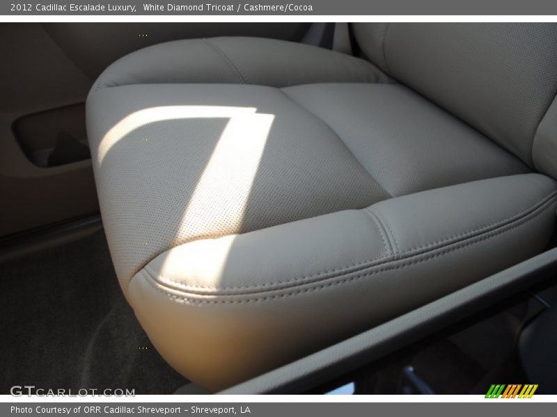 White Diamond Tricoat / Cashmere/Cocoa 2012 Cadillac Escalade Luxury