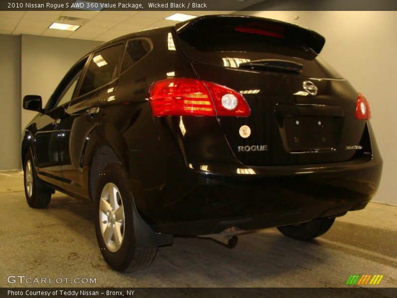 Wicked Black / Black 2010 Nissan Rogue S AWD 360 Value Package