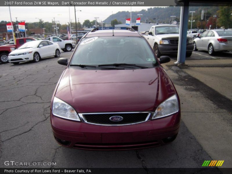 Dark Toreador Red Metallic / Charcoal/Light Flint 2007 Ford Focus ZXW SE Wagon