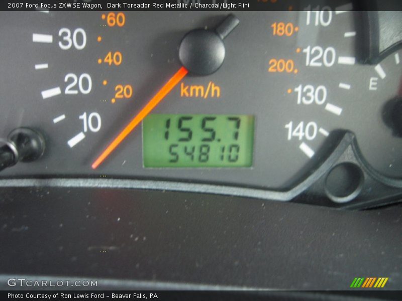 Dark Toreador Red Metallic / Charcoal/Light Flint 2007 Ford Focus ZXW SE Wagon