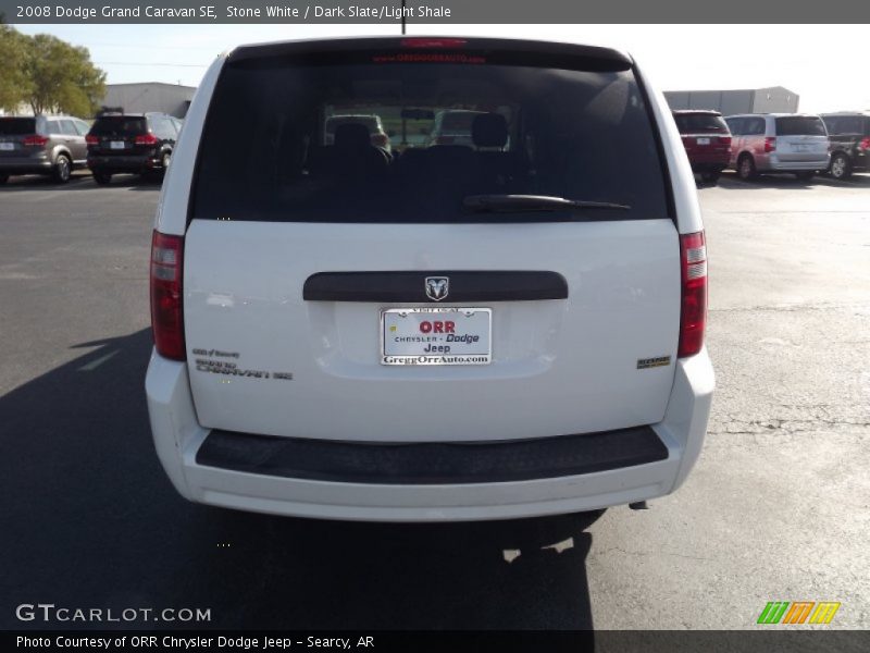 Stone White / Dark Slate/Light Shale 2008 Dodge Grand Caravan SE