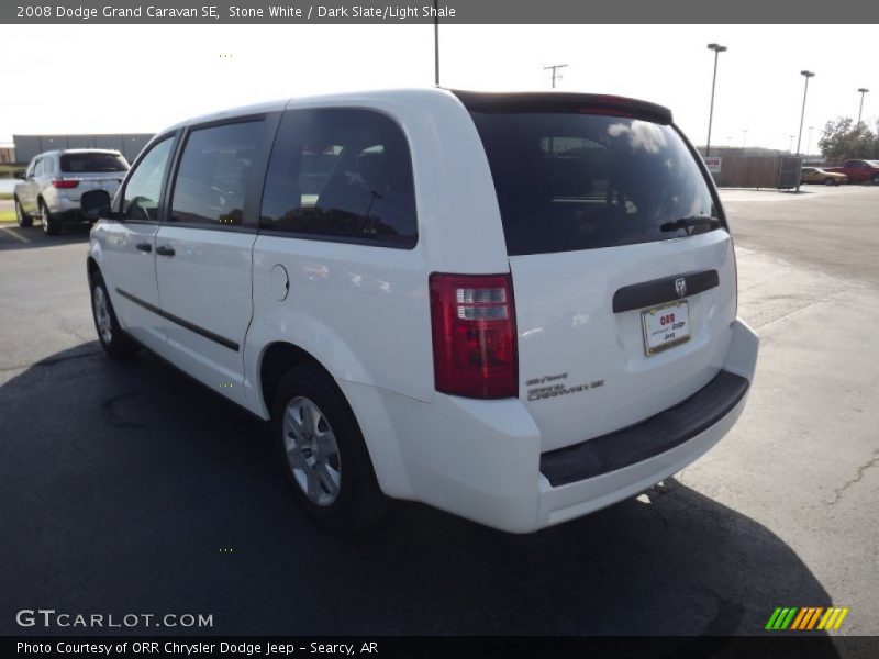 Stone White / Dark Slate/Light Shale 2008 Dodge Grand Caravan SE