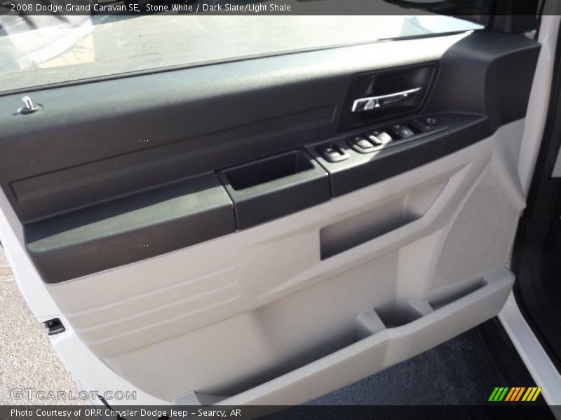 Stone White / Dark Slate/Light Shale 2008 Dodge Grand Caravan SE