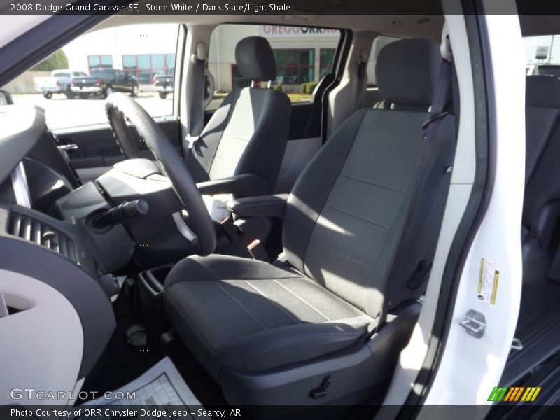 Stone White / Dark Slate/Light Shale 2008 Dodge Grand Caravan SE