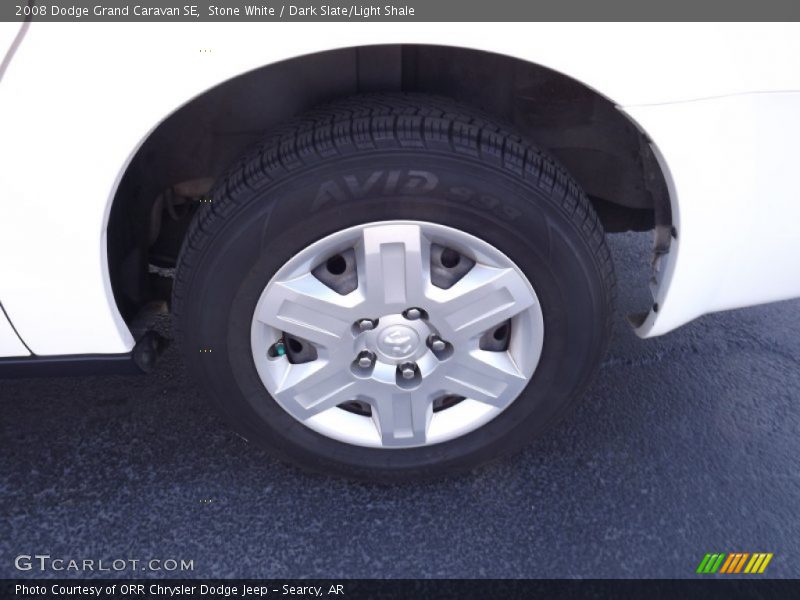 Stone White / Dark Slate/Light Shale 2008 Dodge Grand Caravan SE