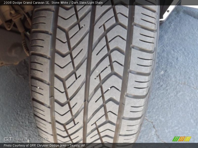 Stone White / Dark Slate/Light Shale 2008 Dodge Grand Caravan SE